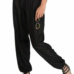 New Joob Joob black harem / yoga / boho tapered pants lightweight sz sm / med